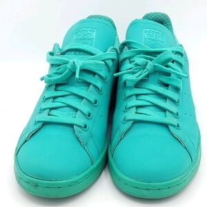 Adidas Stan Smith Mint Green / Reflective Metallic Size 10.5 RARE Out Of Print